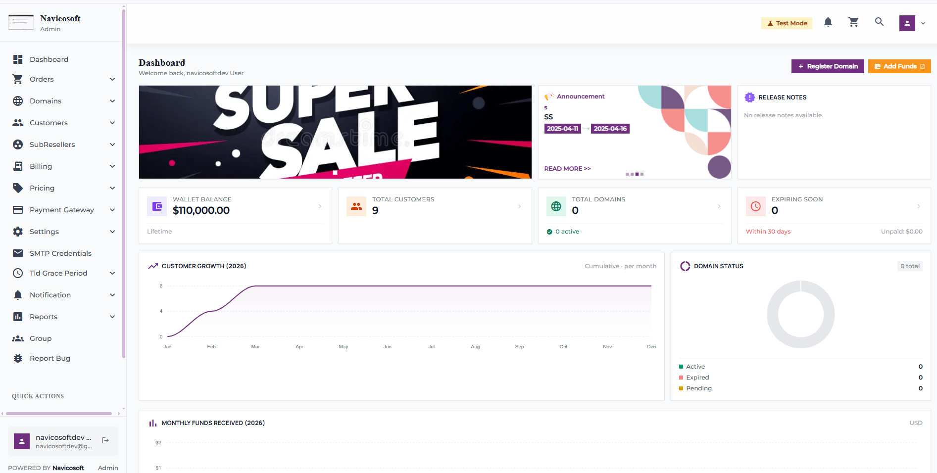 Reseller Domain Platform