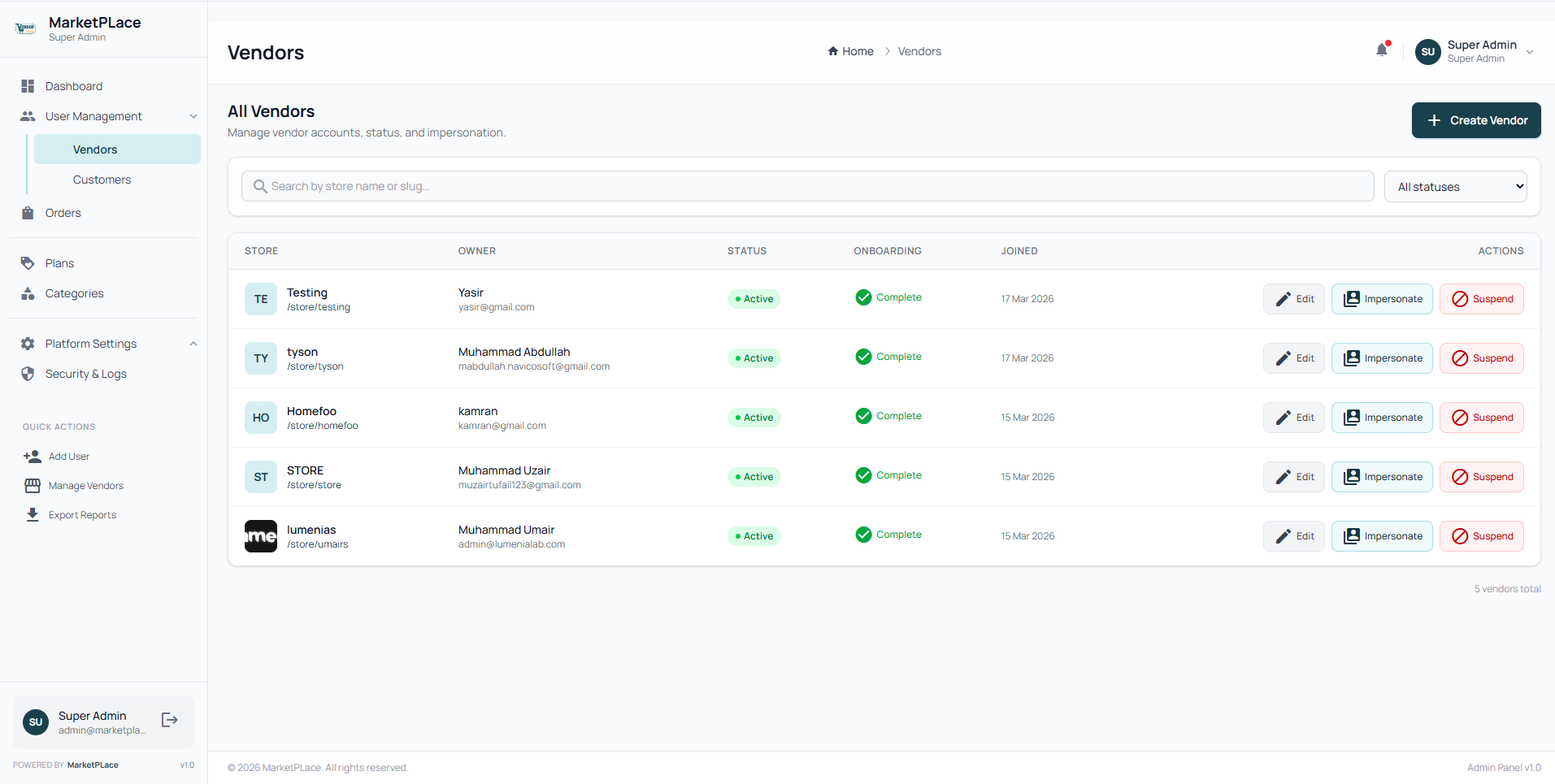 Vendor Shendor — screen 5